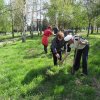 Высадка саженцев на тееритории парка ст. Новопластуновской